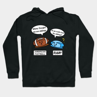 Cute American football and rugby Hoodie